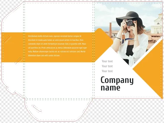 Travel Agency Paper Folder Template
