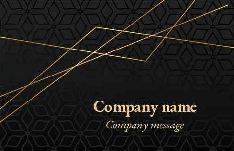 Elegant abstract business card template