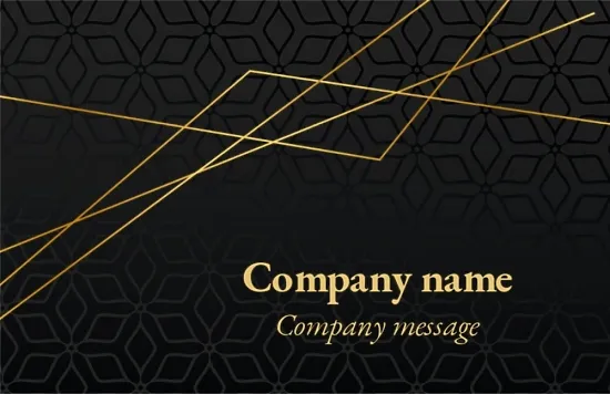 Elegant abstract business card template