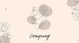 Cosmetologist's business card template