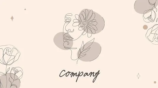Cosmetologist's business card template