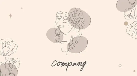 Cosmetologist's business card template