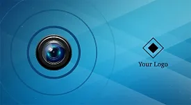 Lens store business card template