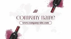 Wine Business card template 