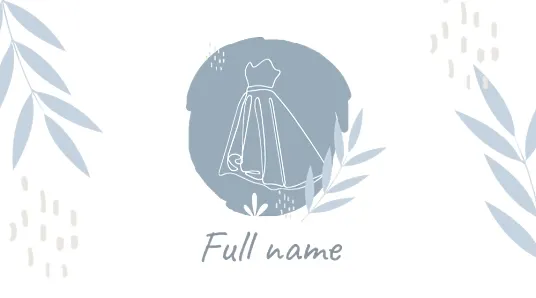 Tailor-stylist business card template