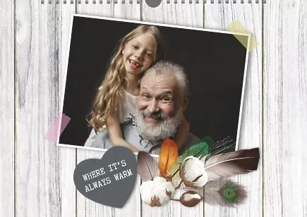 Grandfather's calendar template