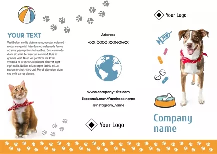 Veterinary Clinic Booklet Template