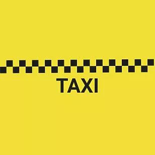 Taxi Service sticker template