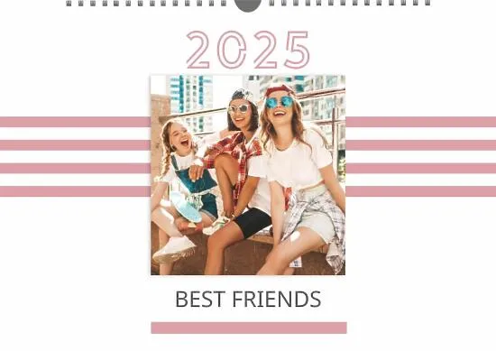 Friends Calendar Template