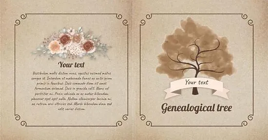 Photobook Pedigree Template