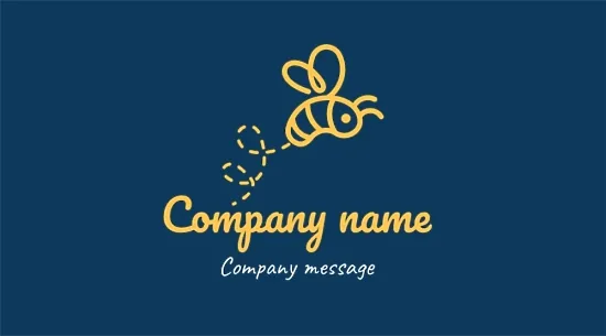 Beekeeper's business card template