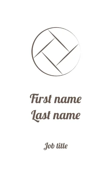 Retro photographer's business card template