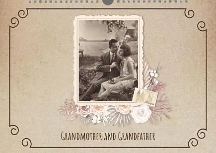Grandparents Calendar Template