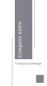 Template for a simple stylish business card