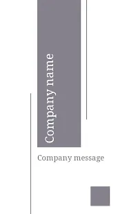 Template for a simple stylish business card