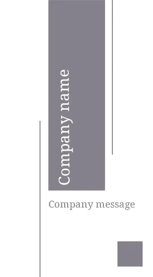 Template for a simple stylish business card