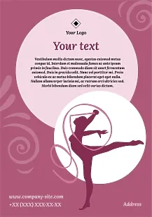 Rhythmic Gymnastics Poster Template