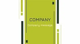 Simple company business card template 