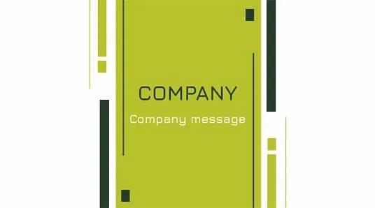 Simple company business card template 