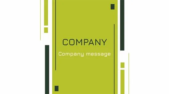 Simple company business card template 