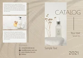 Cosmetics catalog template