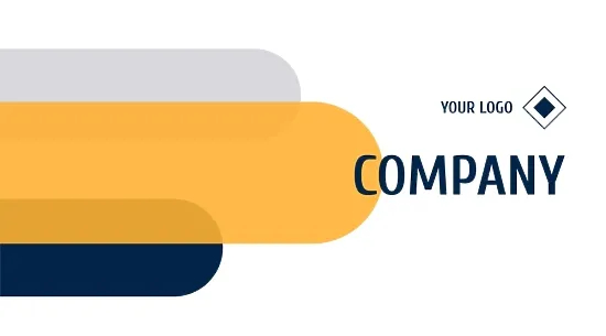 Corporate business card template