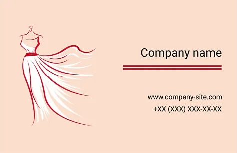 Atelier business card template