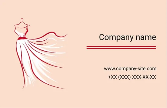 Atelier business card template