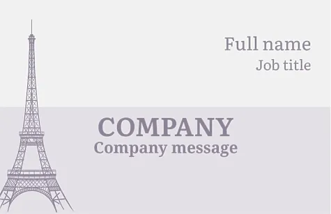 Travel agent business card template