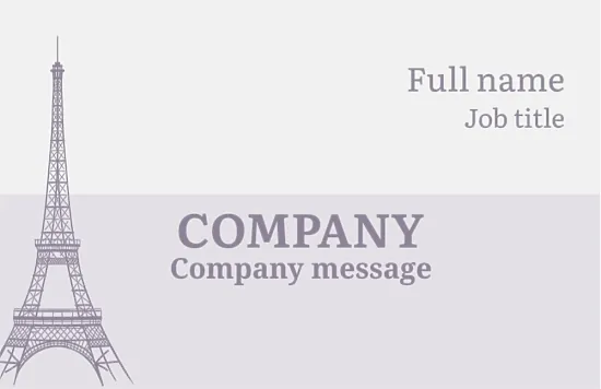 Travel agent business card template