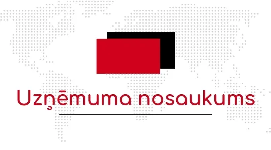 Gaisa pārvadājumu uzņēmuma Vizītkartes veidne