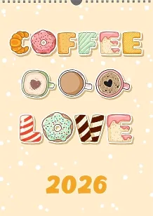 Coffee Calendar Template 