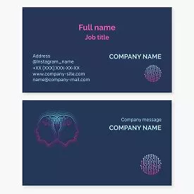 Networking Business Card Template