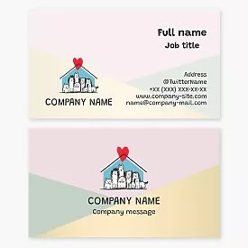 Animal Shelter Business Card Template