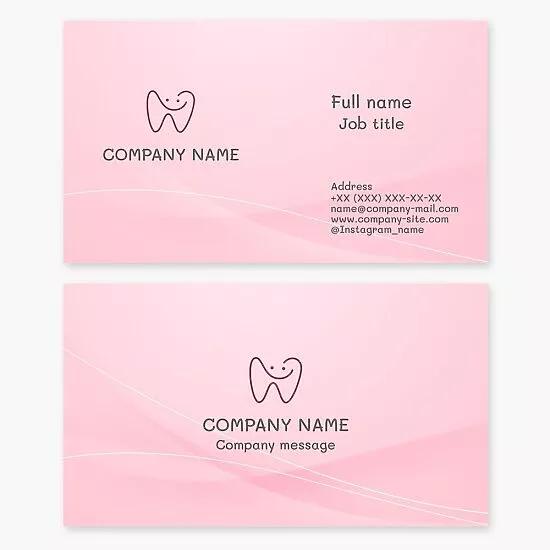 Dental Business Card Template