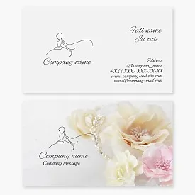 Bridal Shop Business Card Template