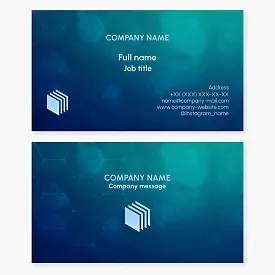 Business card template. Abstract. Panel materials. Chipboard. Fiberboard. Plywood.