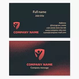 Shield Logo | Life Insurance Business Card Template