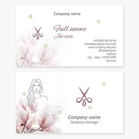 Hair Stylist Business Card