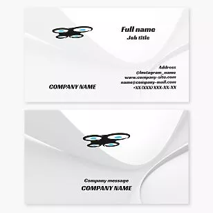 Drone Business Card Template