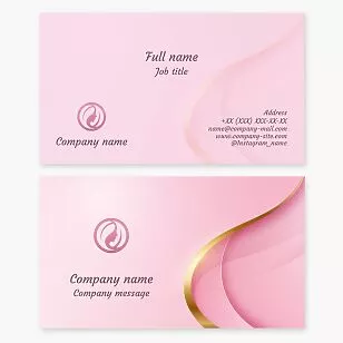 Beauty Business Card Template