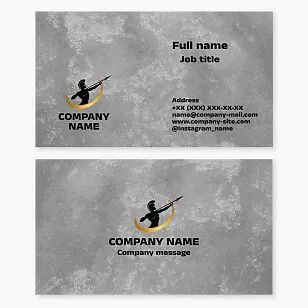 Spartan Warrior Themed Business Card Template