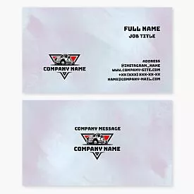 Tow Truck Business Card Template