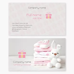 Baby Store Business Card Template