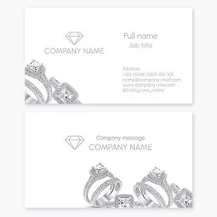 Jewelry Business Card Template