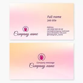 Beauty Business Card Template