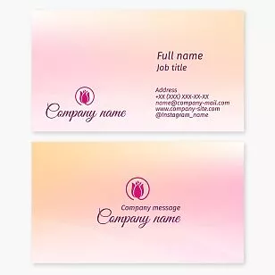 Beauty Business Card Template