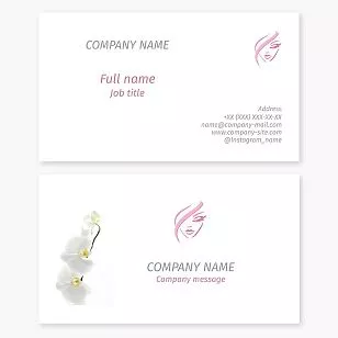 Beauty Business Card Template