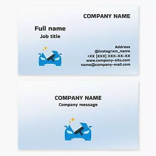 Automotive Detailing Business Card Template