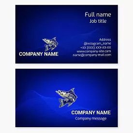 Fish Business Card Template